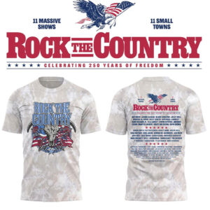 Rock the Country 2026 Celebrate 250 Years Of Freedom Tie-dye T-Shirt