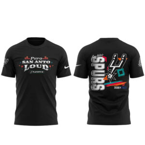 San Antonio Spurs Puro San Anto Loud Black T-Shirt