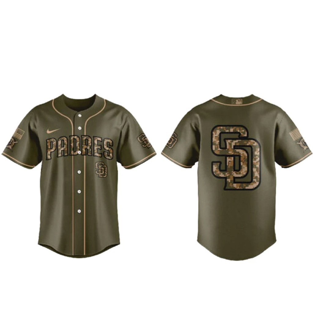 San Diego Padres Armed Forces Day 2026 Baseball Jersey 1 San Diego Padres Armed Forces Day 2026 Baseball Jersey