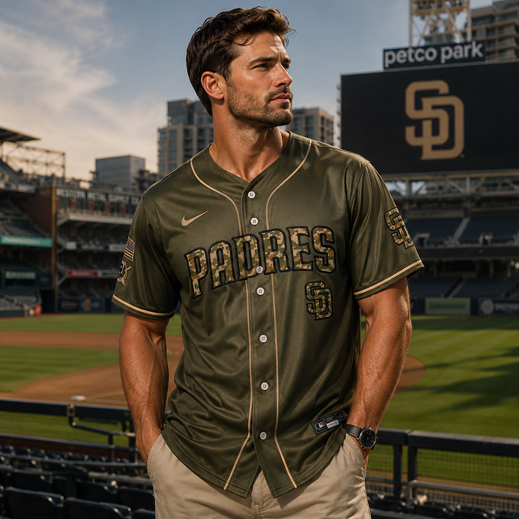 San Diego Padres Armed Forces Day 2026 Baseball Jersey 3 San Diego Padres Armed Forces Day 2026 Baseball Jersey