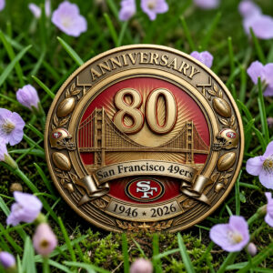 San Francisco 49ers 80th Anniversary 1946-2026 Collectible Coin