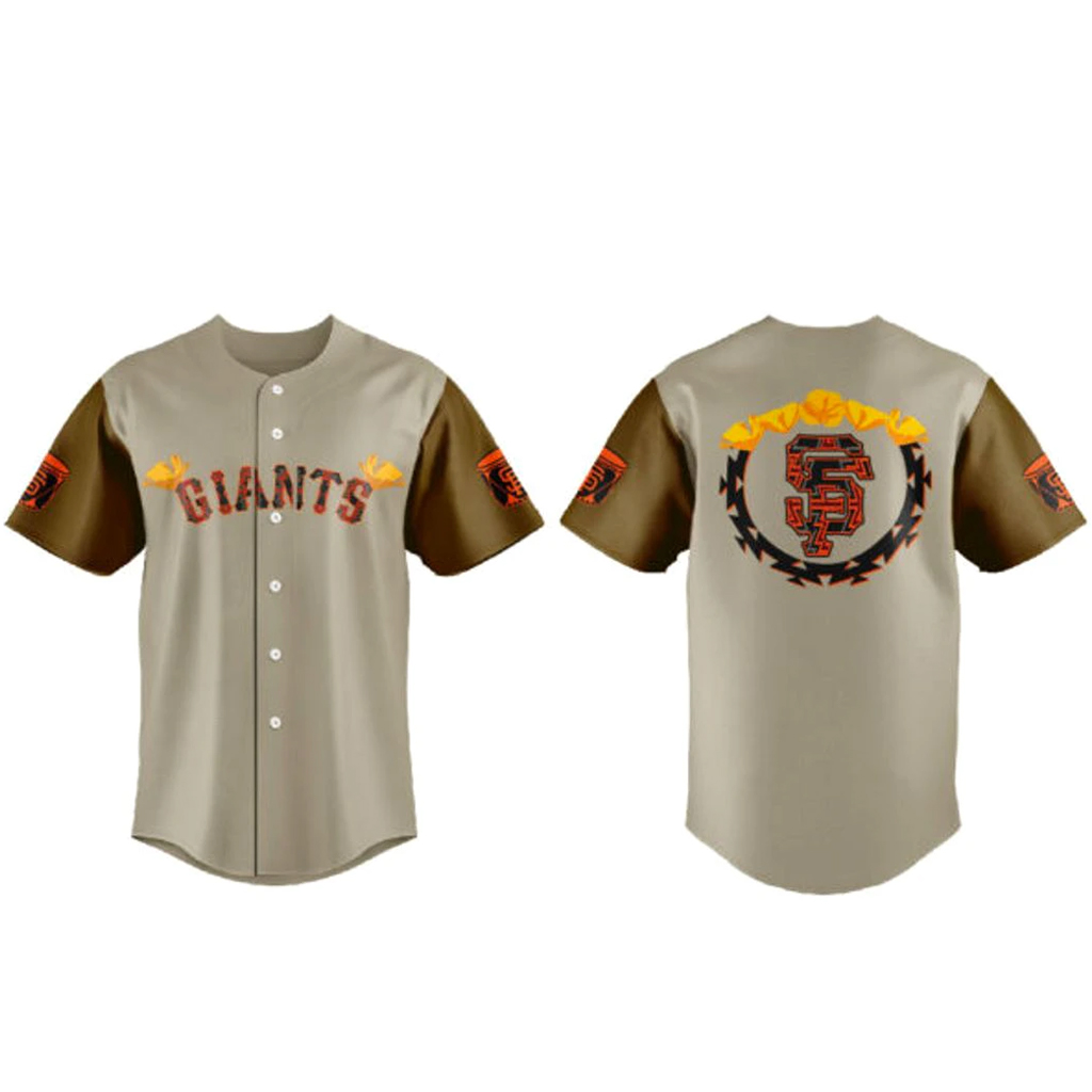 San Francisco Giants Native American Heritage Night 2026 Baseball Jersey 1 San Francisco Giants Native American Heritage Night 2026 Baseball Jersey