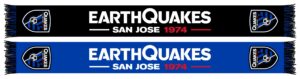San Jose Earthquakes Two Tone Graphic Scarf - Fan Winter Accessory