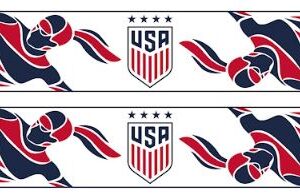 USWNT Play All Day Graphic Scarf - Fan Winter Accessory