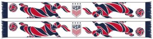 USWNT Play All Day Graphic Scarf - Fan Winter Accessory