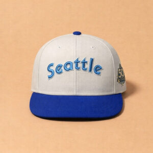 Seattle Mariners 50th Anniversary Blue White Hat