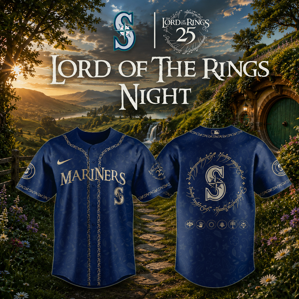 Seattle Mariners The Lord of The Rings 2026 Night Navy Baseball Jersey 2 Seattle Mariners The Lord of The Rings 2026 Night Navy Baseball Jersey