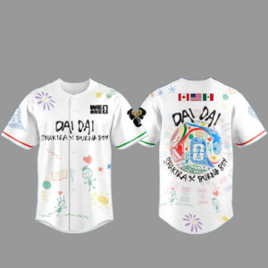 Shakira x Burna Boy World Cup Tour 2026 Baseball Jersey