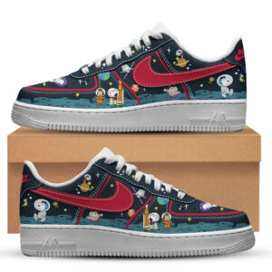Snoopy First Beagle in Space 2026 All Systems Are Go Air Force 1 Shoes Sneakers