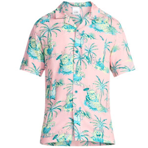 SpongeBob SquarePants Pink Hawaiian Shirt