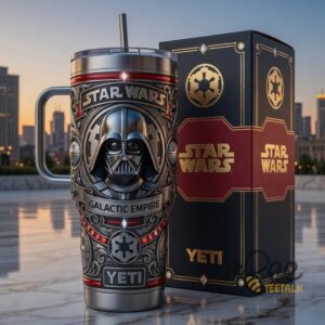 Unisex Star Wars Galactic Empire With Handle Graphic Tumbler for Fans