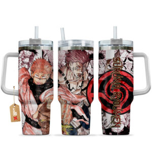 Sukuna Ryomen Jujutsu Kaisen Anime Graphic Tumbler for Anime Fans