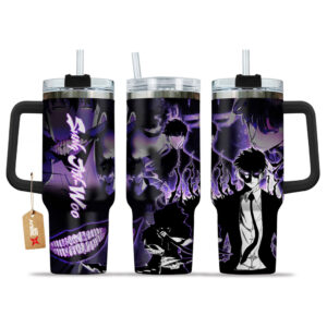 Sung Jin Woo Solo Leveling Anime Graphic Tumbler for Anime Fans