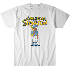 Tampa Bay Rays Chandler Simpson At the Bat T-Shirt