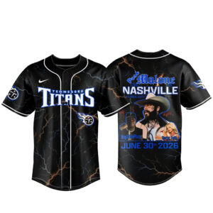 Tennessee Titans x Post Malone Live in Nashville 2026 Baseball Jersey