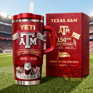 Unisex Texas A&M Aggies 150Th Anniversary Graphic Tumbler for Fans
