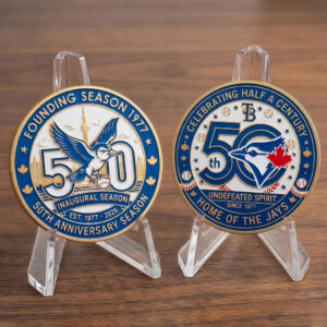 Toronto Blue Jays 50th Anniversary Season Celebrating Half A Century Home Of The Jays Coin