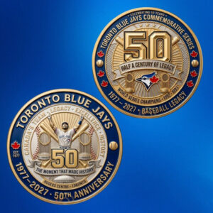 Toronto Blue Jays Commemorative Series 50th Anniversary Coin