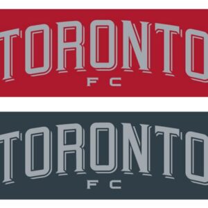 Toronto FC Two Tone Graphic Scarf - Soccer Fan Winter Accessory