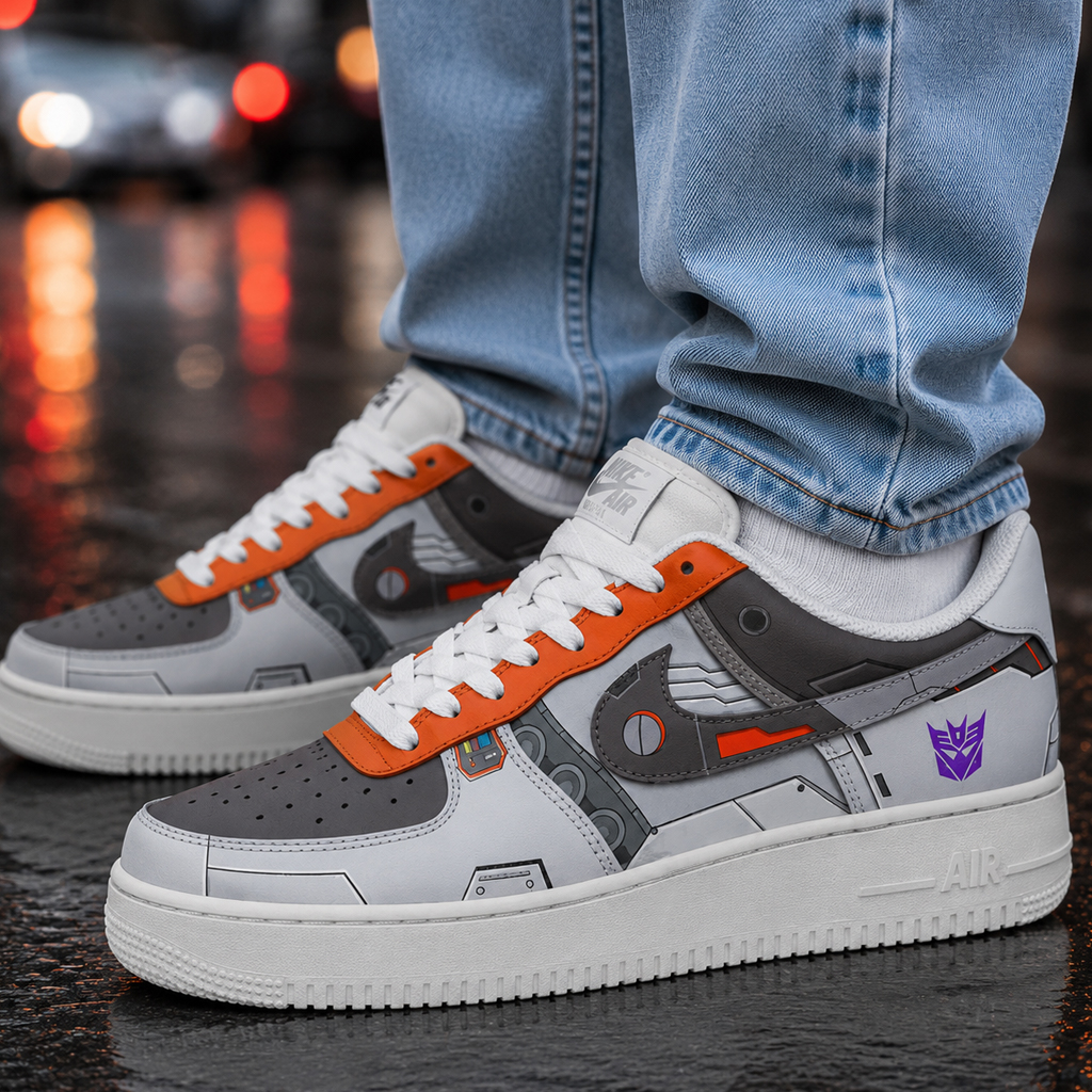 Transformers Megatron 2026 Graphic Air Force 1 Shoes Sneakers for Transformers Fans 3 Transformers Megatron 2026 Graphic Air Force 1 Shoes Sneakers for Transformers Fans