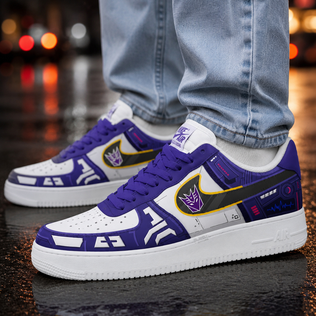 Transformers Soundwave Graphic Air Force 1 Shoes Sneakers for Transformers Fans 2 Transformers Soundwave Graphic Air Force 1 Shoes Sneakers for Transformers Fans