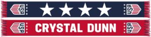 USWNT SCARF - Crystal Dunn Champion Graphic Scarf - Fan Winter Accessory