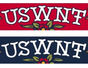 USWNT Eagle Tattoo Graphic Scarf - Fan Winter Accessory