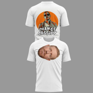 Unisex All Elite Wrestling Orange Cassidy 2026 Graphic T-Shirt for Wrestling Fans
