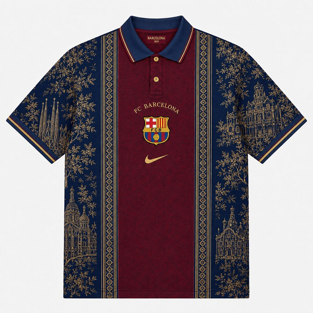 Unisex Barcelona FC x Heritage Paris Graphic Polo Shirt 2026 for Soccer Fans Version 2 1 Unisex Barcelona FC x Heritage Paris Graphic Polo Shirt 2026 for Soccer Fans Version 2
