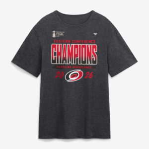 Unisex Carolina Hurricanes 2026 Eastern Conference Champions Locker Room Graphic Shirt for Hockey Fans