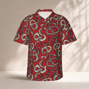 Unisex Fotbe Snake 2026 Graphic Hawaiian Shirt for Casual Fashion Fans