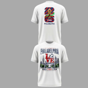 Unisex Global Soccer Event 2026 Host City Philadelphia USA Graphic T-Shirt for Soccer Fans