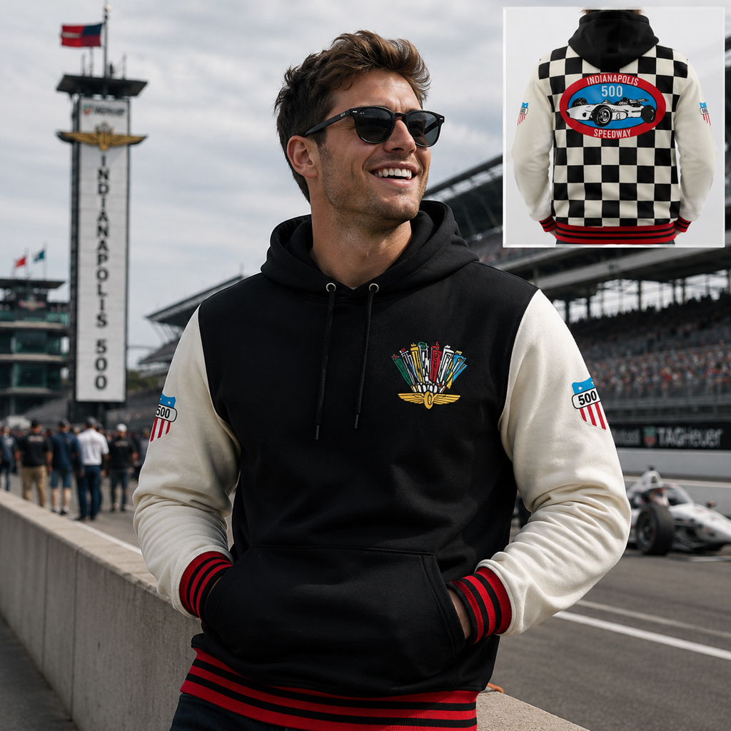 Unisex I Fever Caitlin Clark x Indy 500 Graphic Hoodie for Basketball Fans 2 Unisex I Fever Caitlin Clark x Indy 500 Graphic Hoodie for Basketball Fans