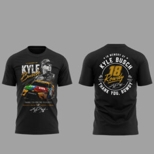 Unisex Kyle Busch Memorial Graphic T-Shirt – In Loving Memory Racing Fan Tee