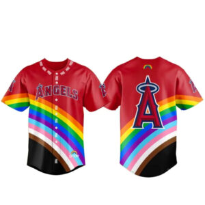 Unisex Los Angeles Angels Pride Night 2026 Baseball Jersey for Baseball Fans