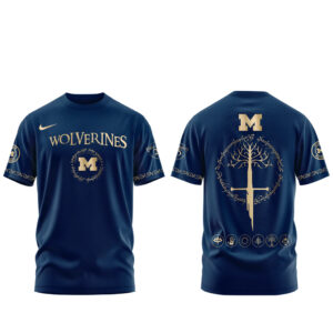 Unisex Michigan Wolverines The Lord Of The Rings 2026 Graphic T-Shirt for College Sports Fans