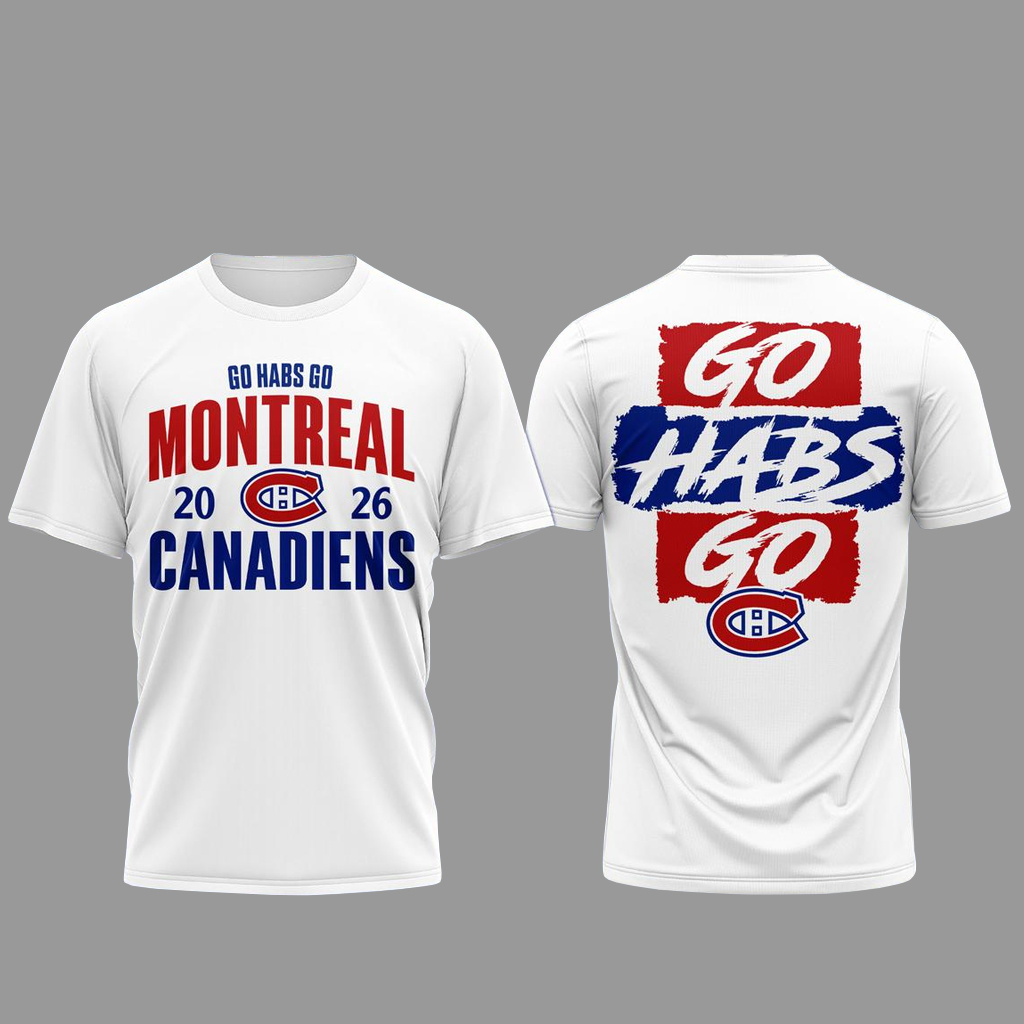 Unisex Montreal Canadiens Go Habs Go Champions Graphic Shirt 2026 for Hockey Fans 1 Unisex Montreal Canadiens Go Habs Go Champions Graphic T-Shirt 2026 for Hockey Fans
