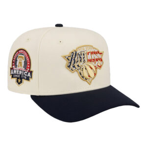 Unisex New York Knicks America 250th Anniversary 2026 Patriotic Graphic Hat for Basketball Fans