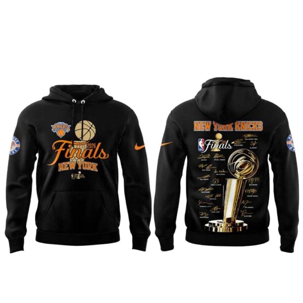 Unisex New York Knicks Eastern Conference Champions Black Graphic Shirt 2026 for Basketball Fans 2 Unisex New York Knicks Eastern Conference Champions Black Graphic Hoodie 2026 for Basketball Fans