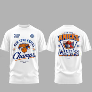 Unisex New York Knicks Eastern Conference Champions Graphic T-Shirt for Basketball Fans