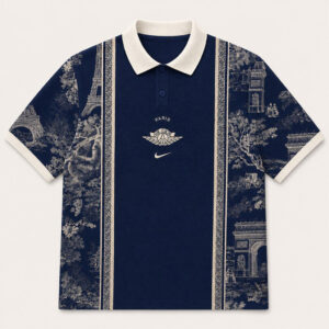 Unisex Paris Midnight Heritage Graphic Polo Shirt 2026 for Soccer Fans