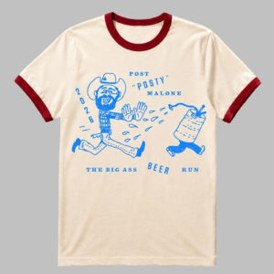 Unisex Post Malone Big Ass Stadium Tour 2026 Graphic Shirt – Beer Run Concert Fan Tee