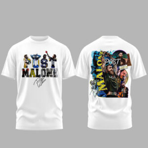Unisex Post Malone Big Ass World Tour 2026 Graphic T-Shirt for Music Fans