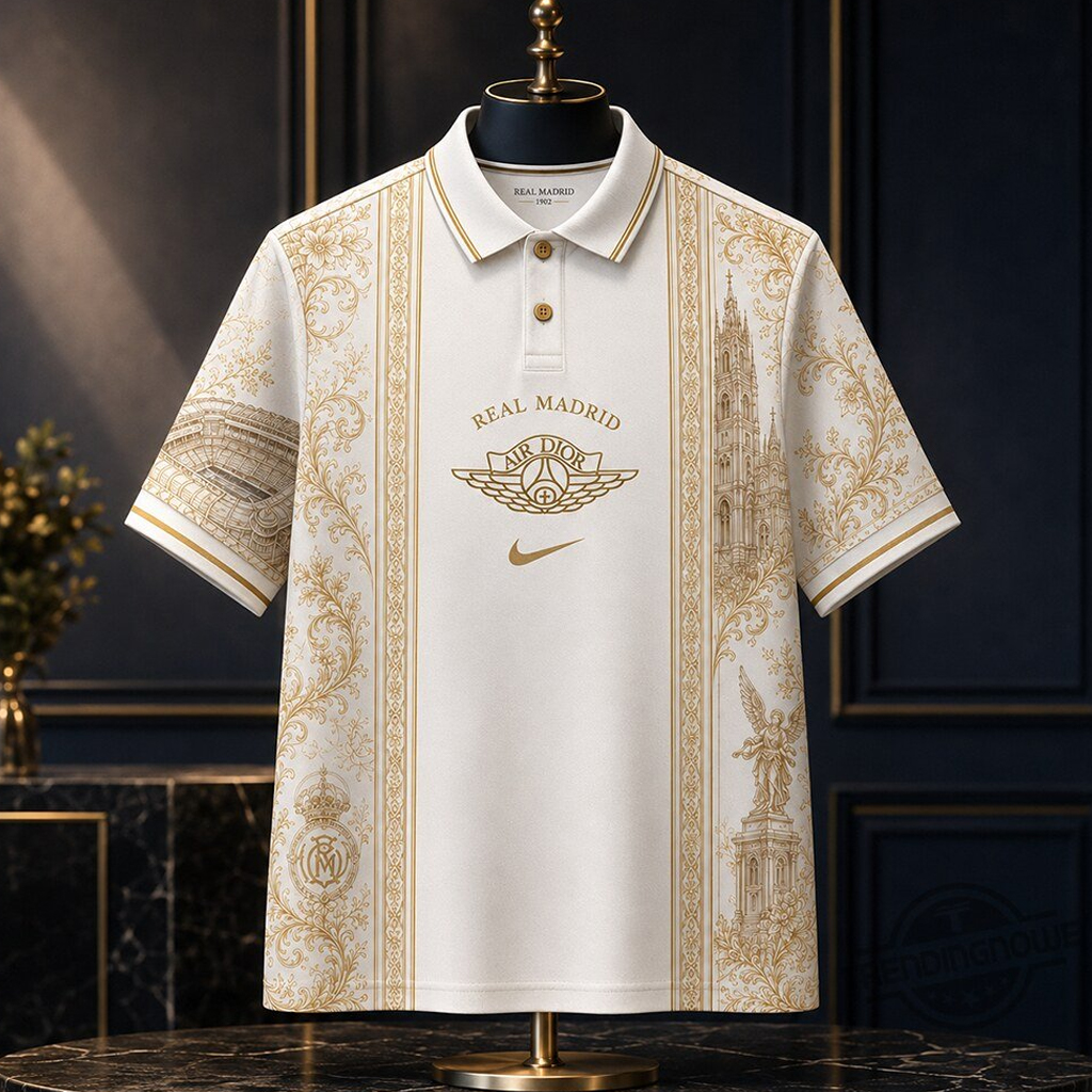 Unisex Real Madrid FC x Heritage Paris Graphic Polo Shirt 2026 for Soccer Fans 1 Unisex Real Madrid FC x Heritage Paris Graphic Polo Shirt 2026 for Soccer Fans
