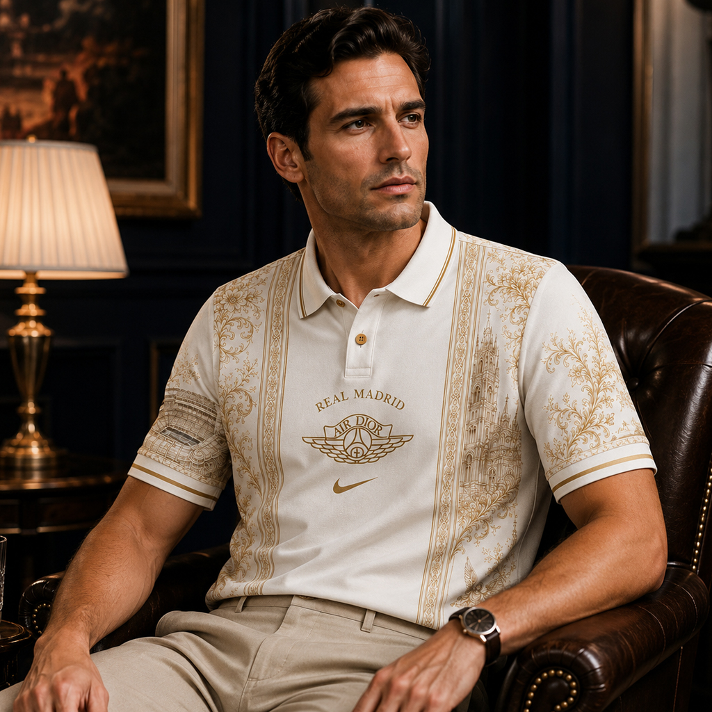 Unisex Real Madrid FC x Heritage Paris Graphic Polo Shirt 2026 for Soccer Fans 2 Unisex Real Madrid FC x Heritage Paris Graphic Polo Shirt 2026 for Soccer Fans