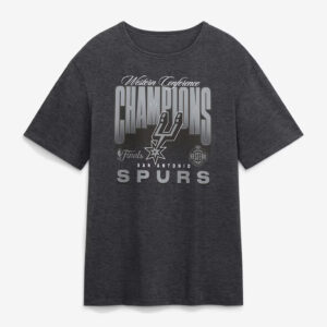 Unisex San Antonio Spurs 2026 Western Conference Champions Heritage Graphic Shirt for Basketball Fans