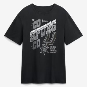 Unisex San Antonio Spurs 2026 Western Conference Champions Hometown Graphic Shirt for Basketball Fans