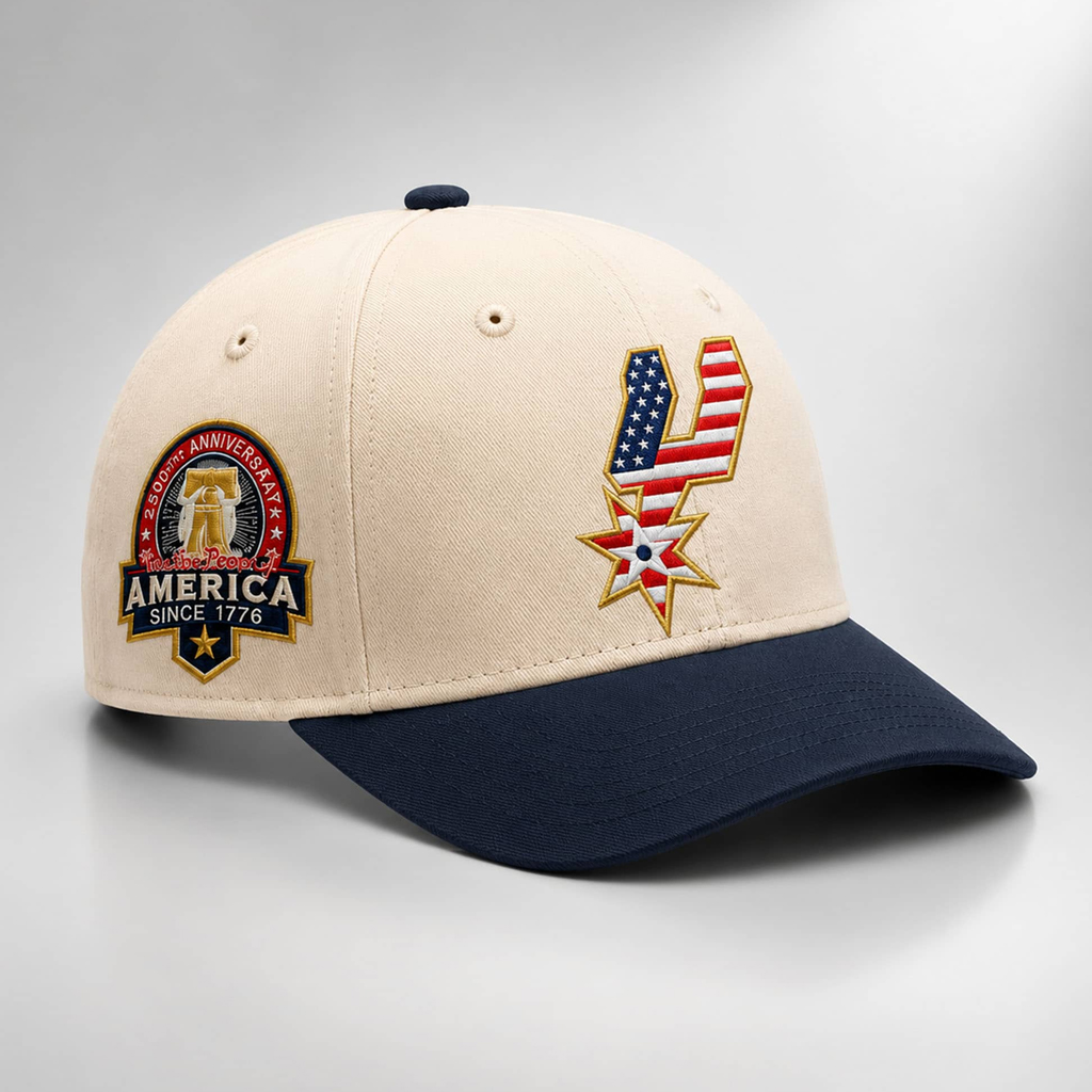 Unisex San Antonio Spurs America 250th Anniversary 2026 Patriotic Graphic Hat for Basketball Fans 2 Unisex San Antonio Spurs America 250th Anniversary 2026 Patriotic Graphic Hat for Basketball Fans