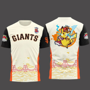 Unisex San Francisco Giants Pokémon Worlds Night 2026 Graphic T-Shirt for Anime and Baseball Fans