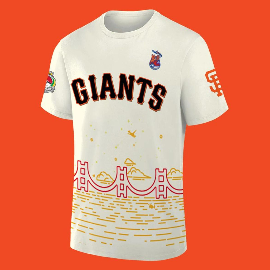 Unisex San Francisco Giants Pokémon Worlds Night 2026 Worlds Pikachu Graphic Shirt for Anime and Baseball Fans 3 Unisex San Francisco Giants Pokémon Worlds Night 2026 Worlds Pikachu Graphic Shirt for Anime and Baseball Fans